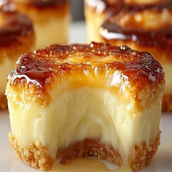 Mini cheesecakes, crème brûlée dessert, easy cheesecake recipe