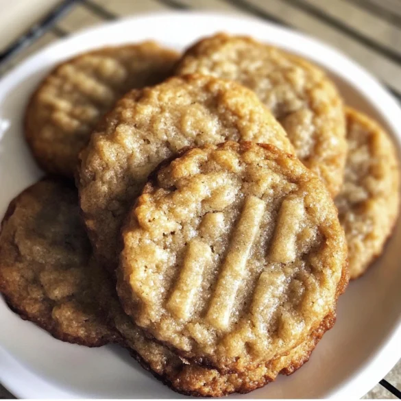 A batch of soft and chewy Banana Bread Cookies, golden brown and ready to enjoy.